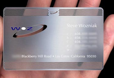 激光雕刻名片為您形象加分，成功快人一步！