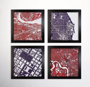 激光切割網(wǎng)格地圖，讓您看到不一樣的美