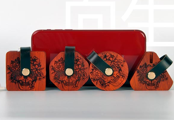 激光雕刻耳機(jī)纏繞器，解決您收納煩惱