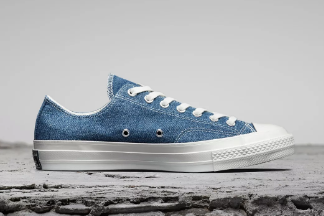 激光助力匡威Renew Denim環(huán)保鞋，探尋牛仔改造之路