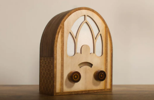 激光切割復(fù)古收音機(jī)，帶你追憶舊時(shí)光