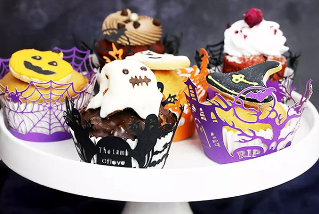 激光鏤空蛋糕圍邊紙，予紙杯蛋糕百變造型