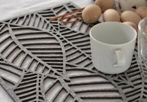 激光切割餐墊，美觀又衛(wèi)生